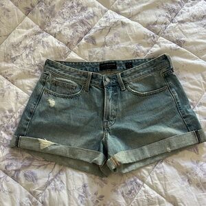 Lucky Brand Women's Blue Jean boyfriend Shorts